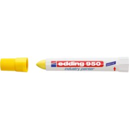 EDDING 950GE - Marcador de pasta industrial, 10,0 mm, amarillo
