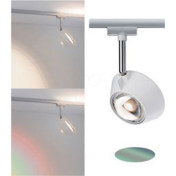 PAULMANN PLM 94979 - Urail Punto de pista led Sabik, 800 / 390 lm, 9 / 1x4 W, 2700 K.