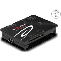 DELOCK 91007 - Lector de tarjetas, externo, USB 2,0