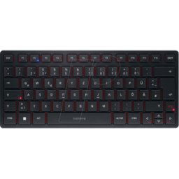 CHERRY JK-9250DE-2 - Teclado inalámbrico, Bluetooth, negro, ES