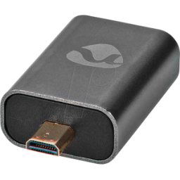 NEDIS N CVTB34907GY - Adaptador, conector HDMI Micro a conector HDMI