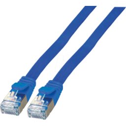 EFB-ELEKTRONIK EFB K5545BL.3 - Cable de parche plano Cat.6a, U/FTP, 3m, azul