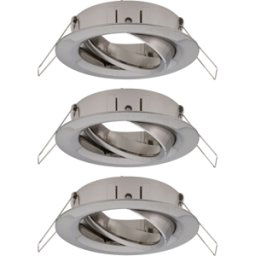 PAULMANN PLM 92485 - Marco de montaje para focos empotrados, máx. 3x10 W, 50°,