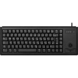 CHERRY G84-4400LUBDE-2 - Teclado, USB, negro, compacto, ratón de bola