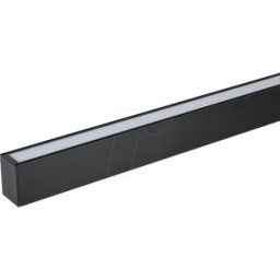 V-TAC VT-20464 - Luz de techo lineal, 40 W, 3300 lm, 6400 K, negra, IP20