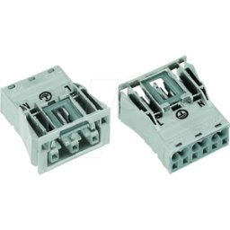 WAGO 770-723 - WINSTA® MIDI, conector hembra de 3 polos, encaje a presió