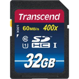 TRANSCEND TS32GSDU1 - Tarjeta de memoria SDHC 32GB, clase 10 (Premium)