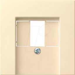 GIRA55 TAE CWG - Cubierta para TAE y USB crema blanco brillante