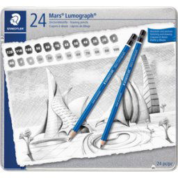 STAEDTLER 100G24 - Lápiz, dureza surtida, 24 plumas