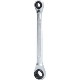 KS TOOLS GMBH KS BT013901 - 4 en 1, llave de boca cerrada con carraca doble, 10 x 13, 17 x 1