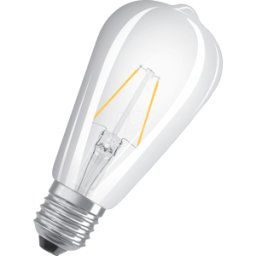 LEDVANCE GMBH OSR 075436763 - Lámpara LED STAR RETROFIT E27, 2,5 W, 250 lm, 2700 K, fil