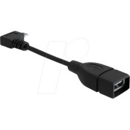 DELOCK 83104 - Cable USB Micro B macho a conector hembra USB 2.0 A.