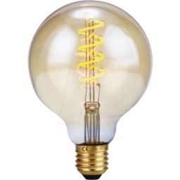 SCHIEFER LIGHTING SCHI LX023980305 - Lámpara LED E27, 4 W, 200 lm, 2000 K, filamento, regulabl