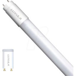 LUXULA LX-100861 - Tubo LED T8 de 160 lm/W, 18 W, 280 lm, 6000 K, 120 cm