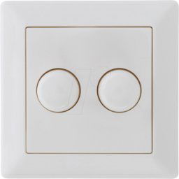 ECODIM ECO-DIM 10005 - Botón de atenuación Duo, GIRA/JUNG/Merten, blanco,