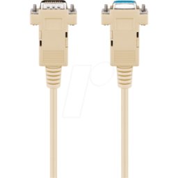 GOOBAY 50224 - Cable alargador de 9 patillas D-SUB, 2 m