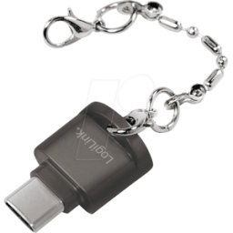 LOGILINK CR0039 - Lector de tarjetas, externo, USB 2.0, tipo C, micro SD