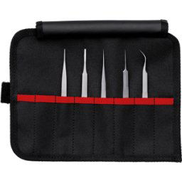 KNIPEX KN 92 00 02 - Juego de pinzas de precisión, 5 piezas