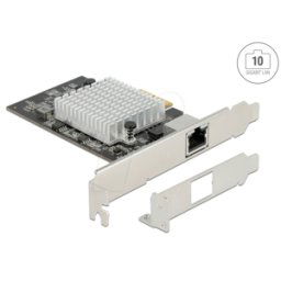 DELOCK 89528 - Tarjeta de red, PCI Express, 10 Gigabit Ethernet, 1x RJ45