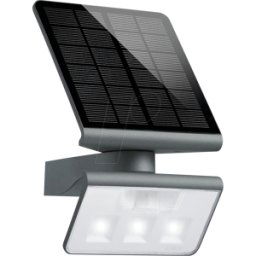 STEINEL 081973 - Luminaria solar LED, reflector, con detector de movimiento, XSOL