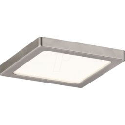 PAULMANN PLM 92954 - Panel led Areo, 5 W, 3000 K, cuadrado, níquel