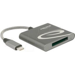 DELOCK 91746 - Lector de tarjetas, externo, XQD, Tipo-C..