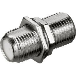 GOOBAY 11841 - Conector hembra F a conector hembra F con tuerca