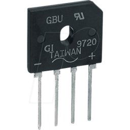 VISHAY GBU8K VIS - Rectificador de puente, 800 V, 8 A.