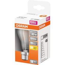 LEDVANCE GMBH OSR 075437241 - Lámpara LED STAR RETRO B22d, 4 W, 470 lm, 2700 K.