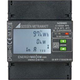 GOSSEN METRAWATT GMCI U2289-V014 - Medidor de energía, MID, kWh, 4-L, 5(80)A, M-bus