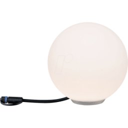 PAULMANN PLM 94177 - Objeto de luz Plug&Shine; Globe IP67, 3000K, Ø 20 cm