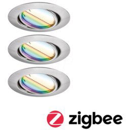 PAULMANN PLM 92467 - Moneda base de luminaria empotrada, 4,9 W, 420 lm, RGBW, 20°, Zi