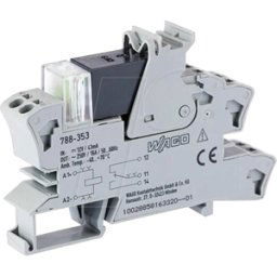 WAGO 788-353 - MÓDULO DE RELÉ, 12 V CC, 16 A, 1 CO.