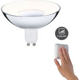 PAULMANN PLM 28792 - Foco LED GU10, 4,9 W, 360 lm, 3000 K, regulable