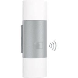 STEINEL 576219 - Luz de pared, 11 W, 755 lm, 3000 K, plata, IP44