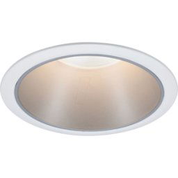 PAULMANN PLM 93398 - Cole luminaria empotrada, GU10, blanco mate/plata