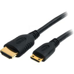 STARTECH.COM ST HDACMM1M - HDMI-A macho > HDMI Mini-C macho, con Ethernet, 1 m..