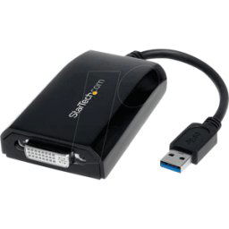 STARTECH.COM ST USB32DVIPRO - Adaptador USB 3,0 A macho a DVI/VGA, 2K.