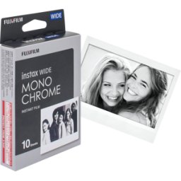 FUJI 70100139612 - Fujifilm Instax WIDE, blanco y negro, marco blanco