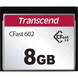 TRANSCEND TS8GCFX602 - Tarjeta de memoria CFast, 8 GB