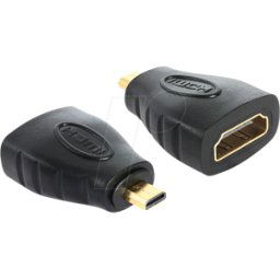 DELOCK 65242 - Adaptador HDMI, conector macho Micro-D a conector hembra A.