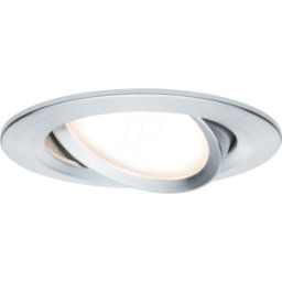 PAULMANN PLM 93450 - Luminaria empotrada NOVA COIN, 6 W, 2700 K, 50°, redondo, alumi