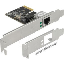 DELOCK 89189 - Tarjeta de red, PCI Express, Gigabit Ethernet, 1 RJ45