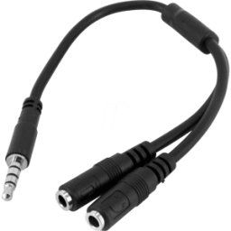 STARTECH.COM ST MUYHSMFF - Cable de auriculares, conector jack de 3,5 mm a 2x acoplamiento,