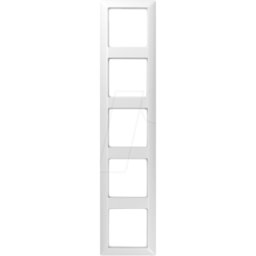 JUNG JG AS585 - Marco, 5x, Serie AS, Blanco Alpino