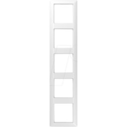 JUNG JG AS585 BF - Bastidor, 5 aumentos, serie AS, blanco alpino