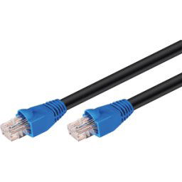 GOOBAY PATCH-C6 OUT75SW - Cable de interconexiones de CAT 6 para exteriores de 75,0 m, neg