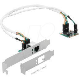 DELOCK 95265 - Tarjeta de red, Mini-PCI, Gigabit Ethernet, 1 RJ45