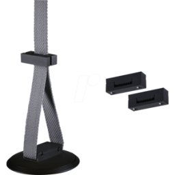 PAULMANN PLM 94623 - ULINE Cinturón Abrazadera, Negro, Paquete de 2