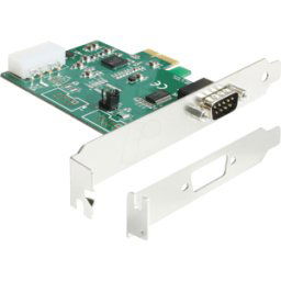 DELOCK 89333 - 1 puerto RS 232 serie PCIe tarjeta